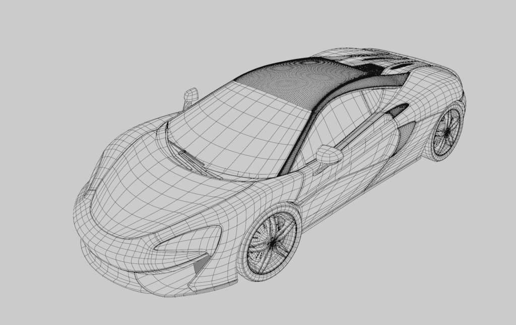 Modélisation 3D d'une Voiture Modélisation 3D voiture