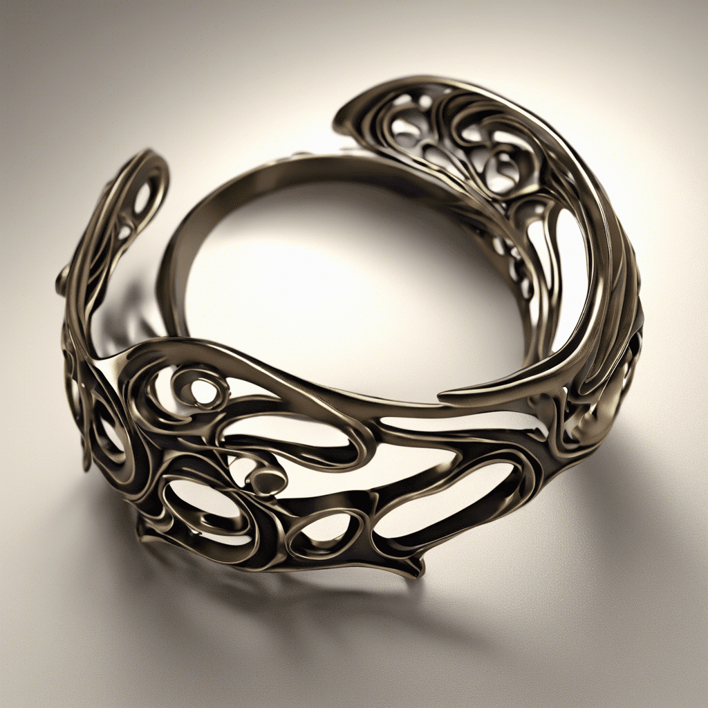 Bague motif écologique