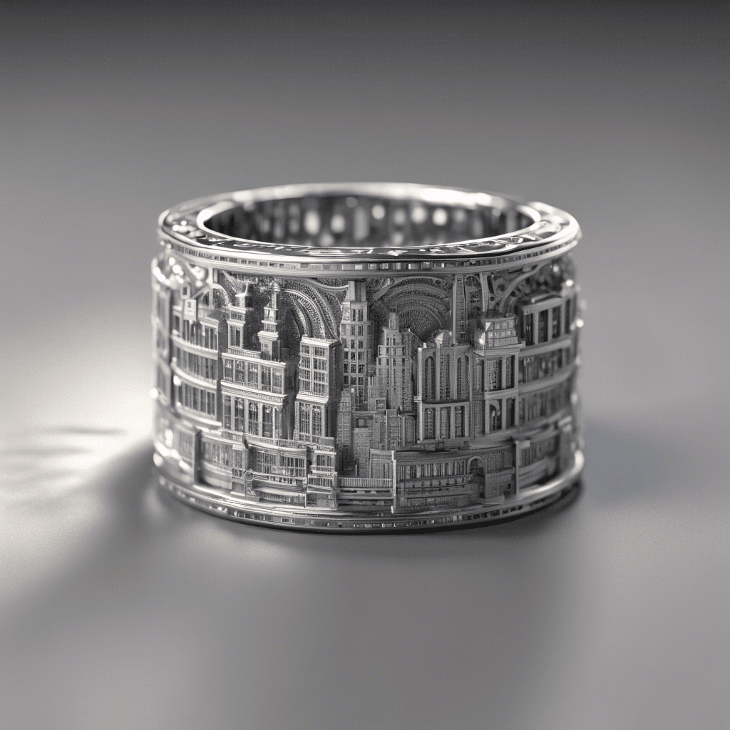 Chevalière argent ville