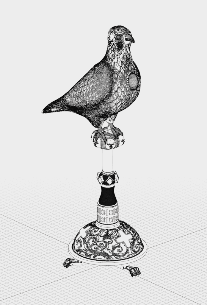 Trophée Oiseau Majestueux Trophée oiseau