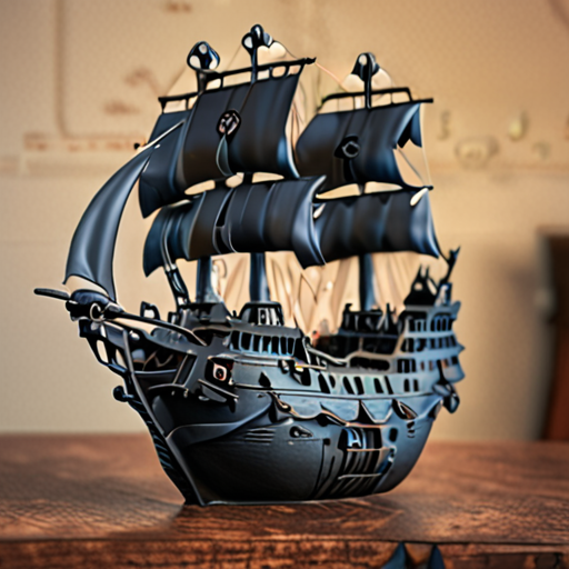 Maquette bateau pirates
