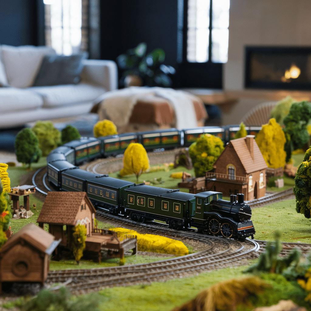 Décors train électrique