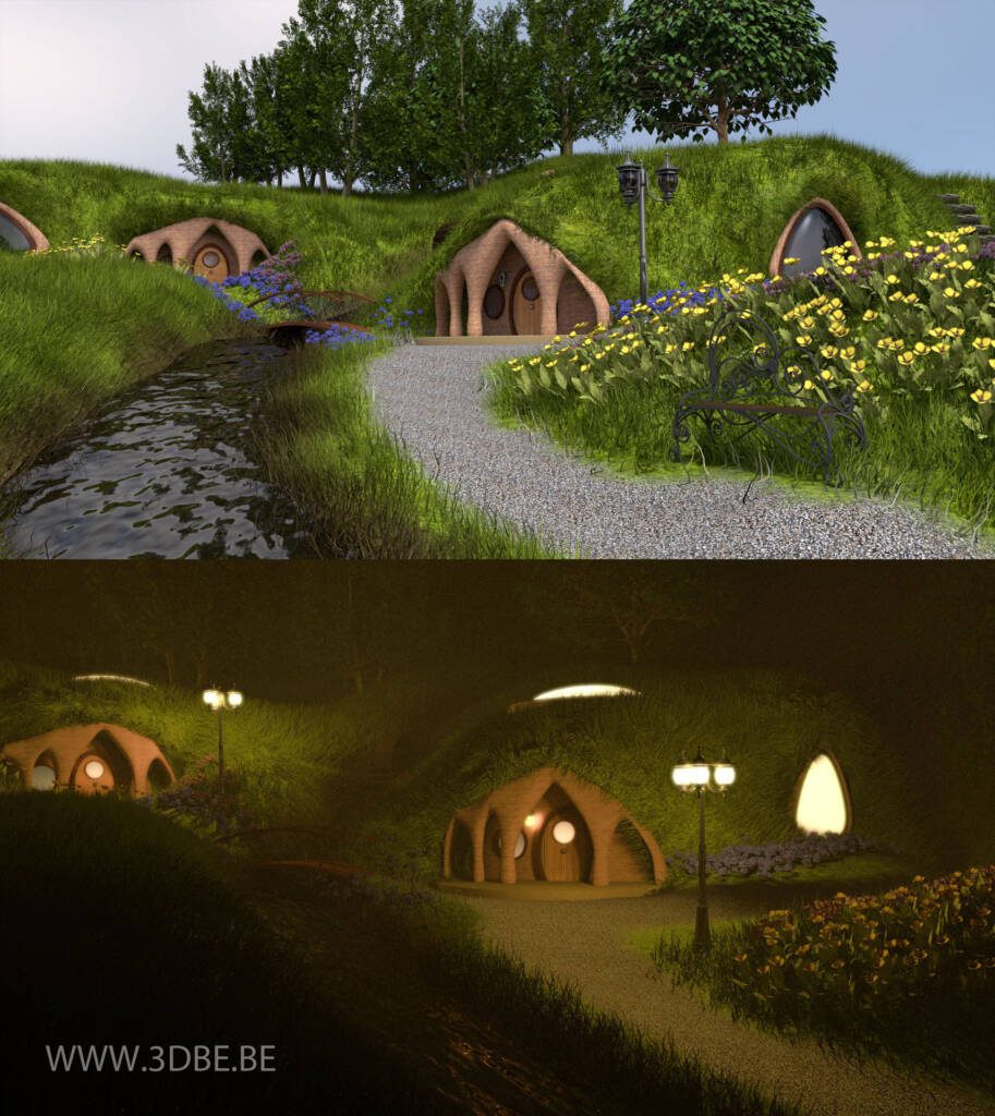 Maison écologique imprimée 3D