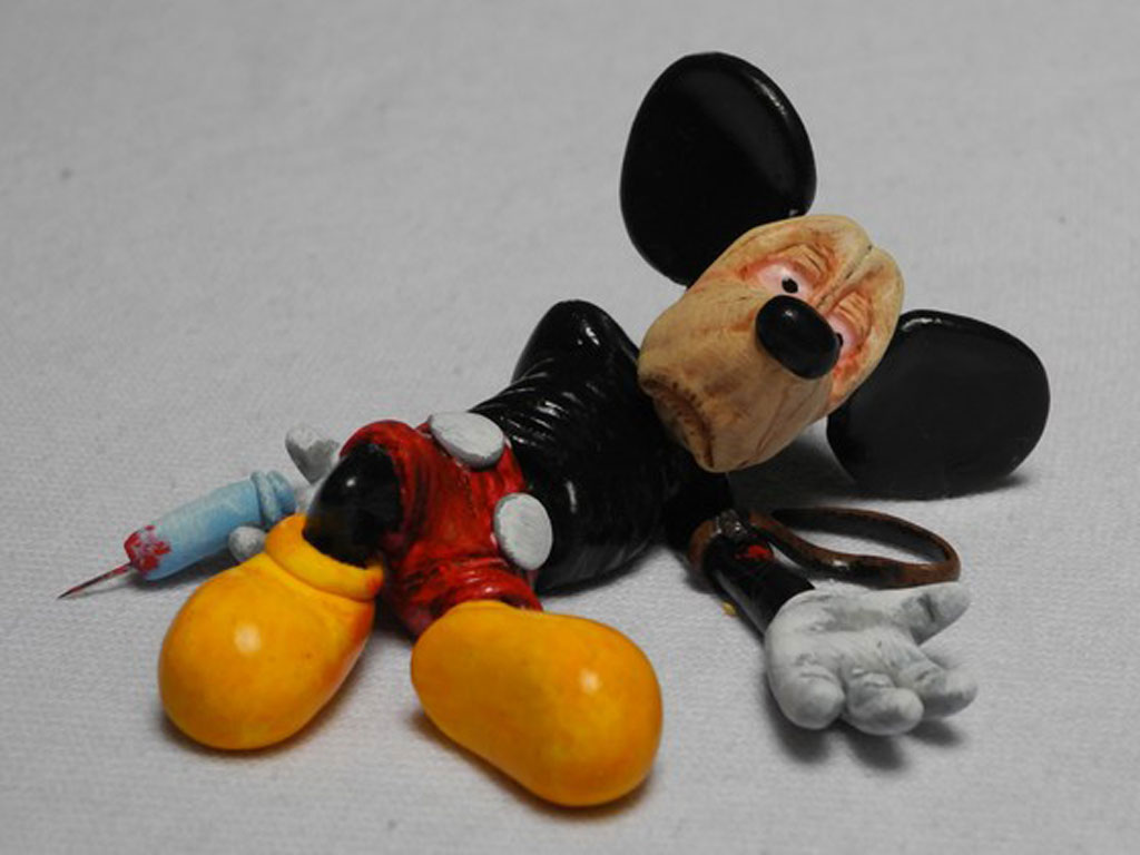 Figurine Mickey pâte Fimo